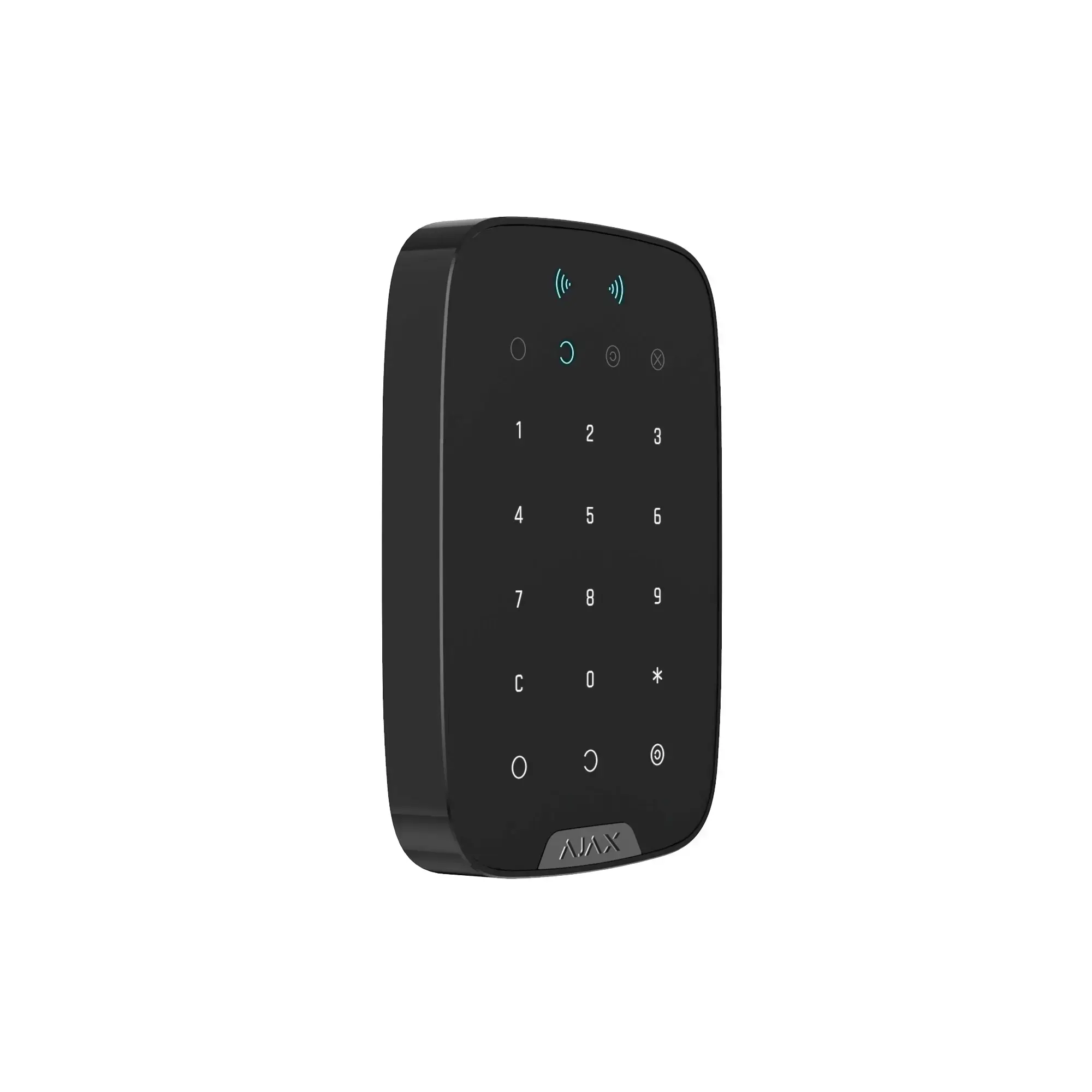 Ajax KeyPad Plus Black - беспроводная сенсорная клавиатура