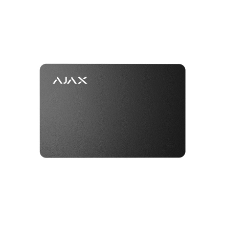Ajax Pass Black - карта для управління охоронною системою 100 шт