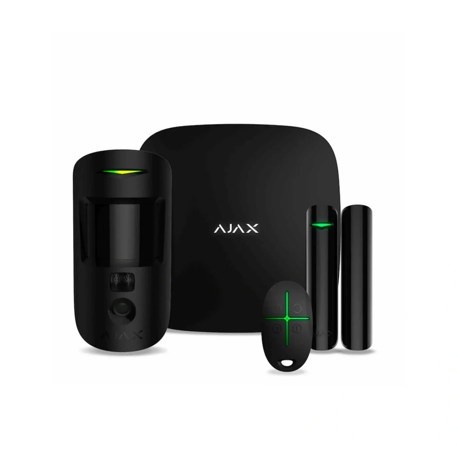 Комплект сигналізації Ajax StarterKit Cam Plus Black