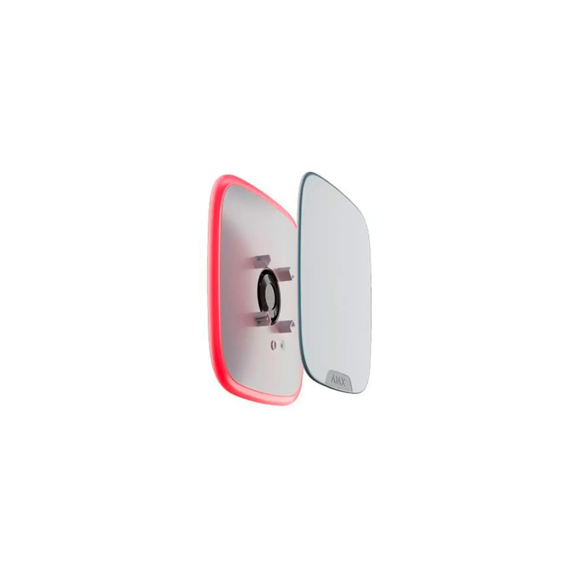 Ajax Brandplate White - лицьова панель для брендування вуличної сирени 10 шт.