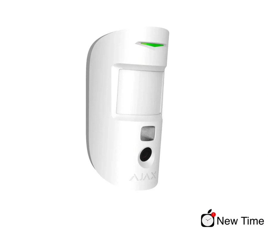 Ajax MotionCam White - бездротовий датчик руху з фотокамерою для верифікації тривог