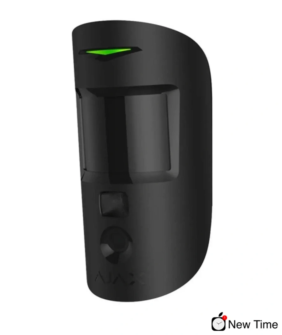 Ajax MotionCam Black - бездротовий датчик руху з фотокамерою для верифікації тривог