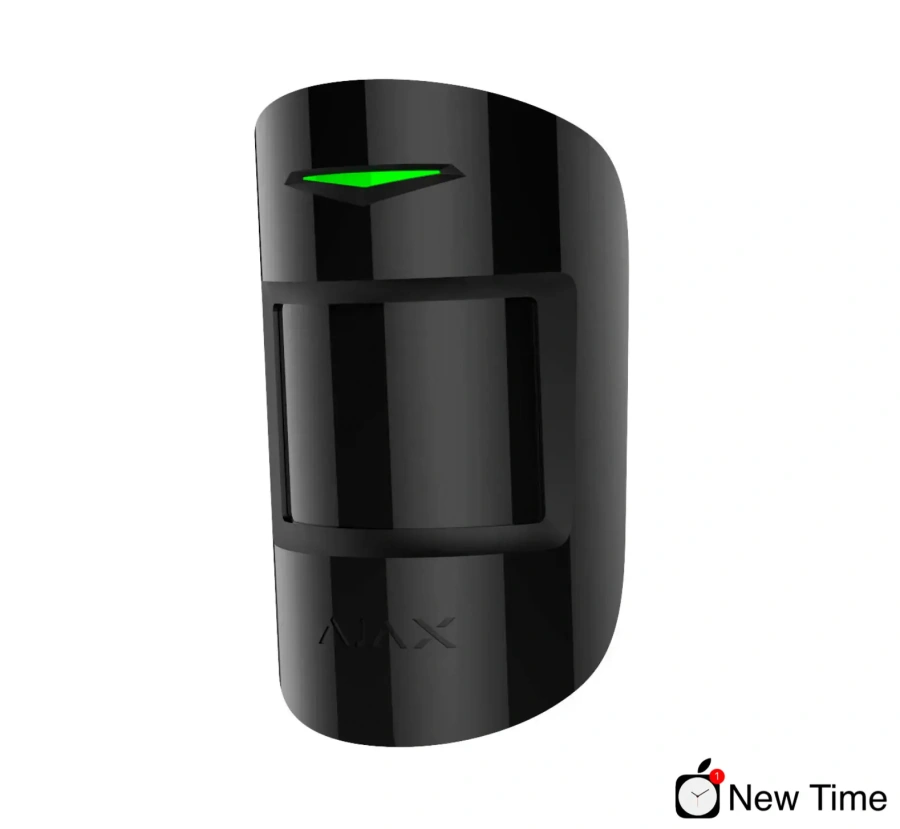Ajax MotionProtect Plus Black - беспроводной датчик движения с микроволновым сенсором