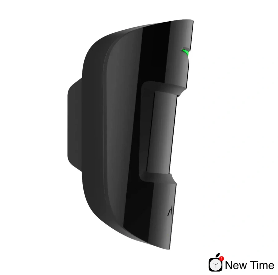 Ajax MotionProtect Plus Black - беспроводной датчик движения с микроволновым сенсором