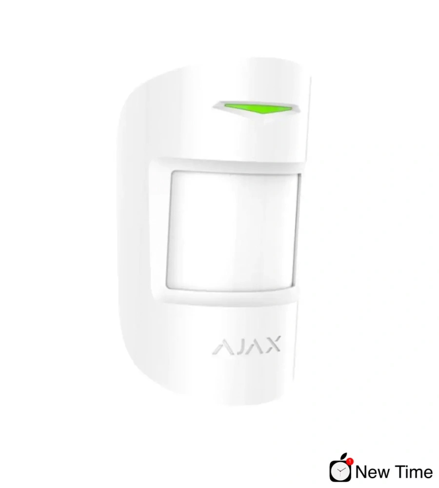 Ajax MotionProtect Plus White - беспроводной датчик движения с микроволновым сенсором