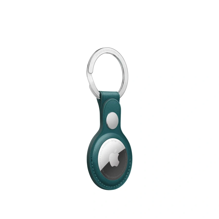 Apple AirTag Leather Key Ring Forest Green (MM073)