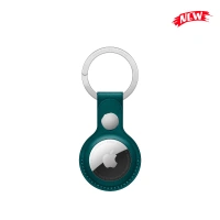 Apple AirTag Leather Key Ring Forest Green MM073 NewTime