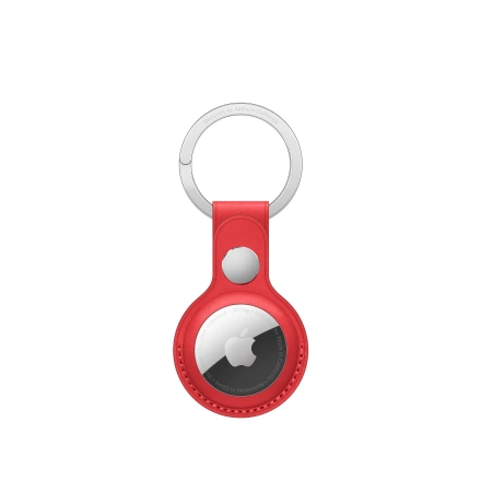 Apple AirTag Leather Key Ring (PRODUCT)RED Lux Copy (MK103)