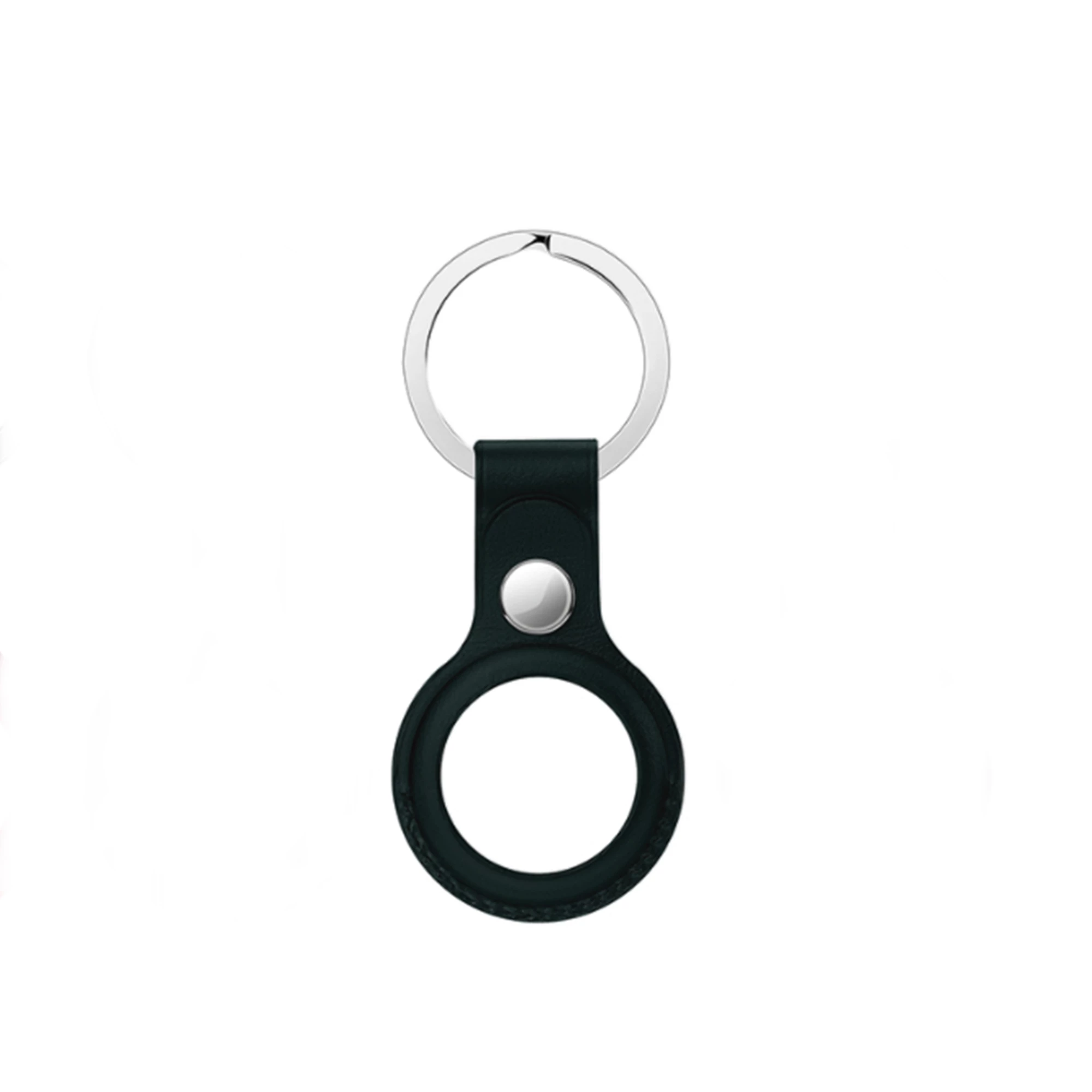 Apple AirTag Leather Key Ring Green Lux Copy
