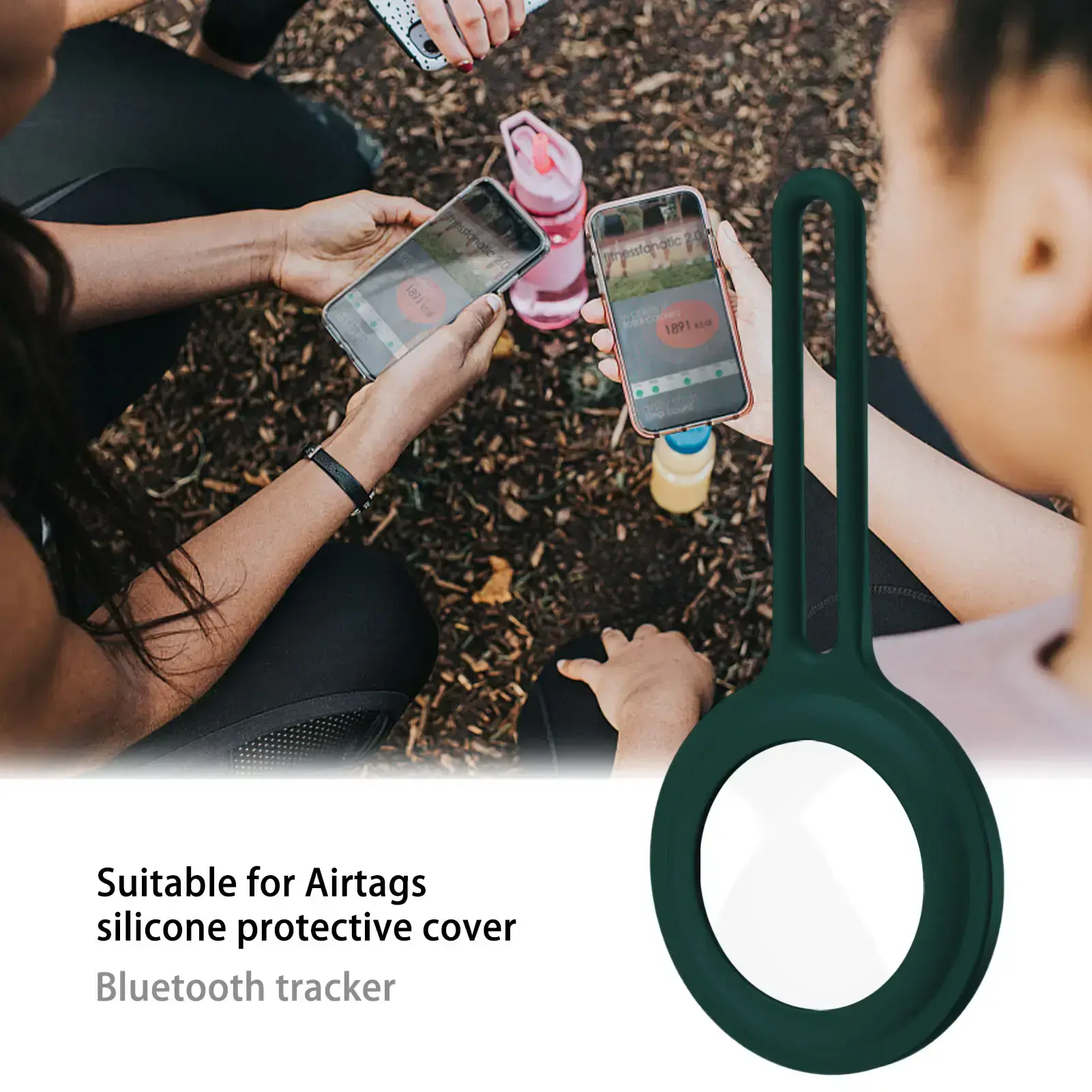 ArmorStandart для AirTag Silicone Long Loop Dark Blue (ARM58947)