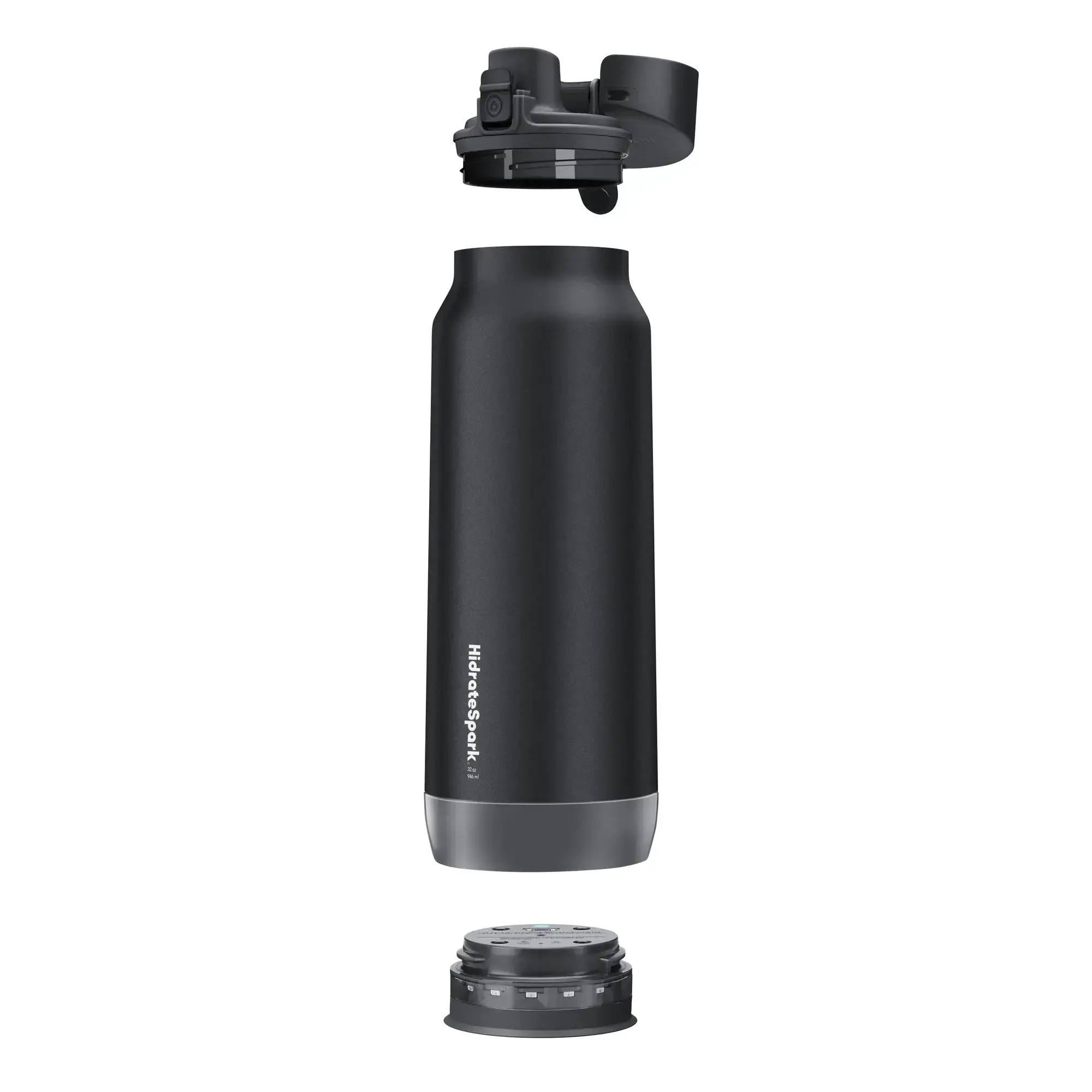 Умная бутылка для воды HidrateSpark PRO STEEL 32 oz/946 ml - Black (HI-009-008)