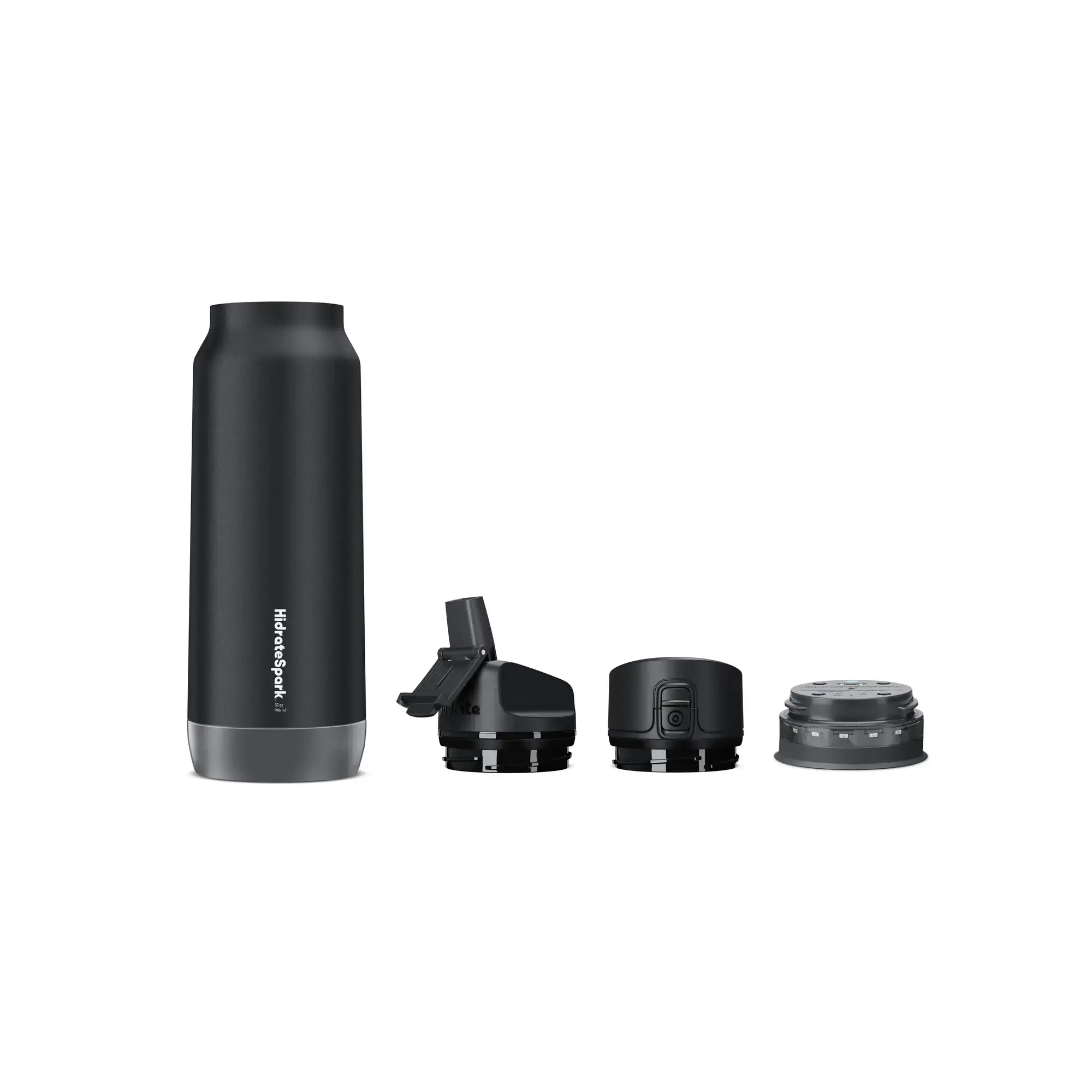 Умная бутылка для воды HidrateSpark PRO STEEL 32 oz/946 ml - Black (HI-009-008)