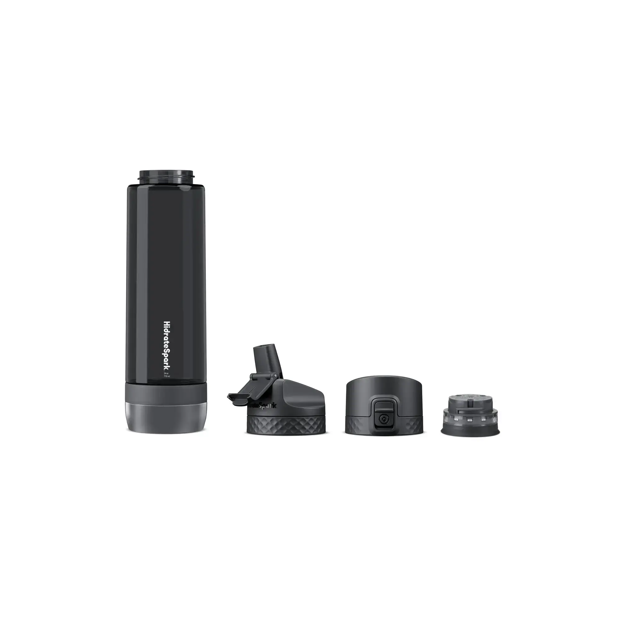 Розумна пляшка для води HidrateSpark PRO Tritan Plastic 24 oz/710 ml - Black (HI-009-005)