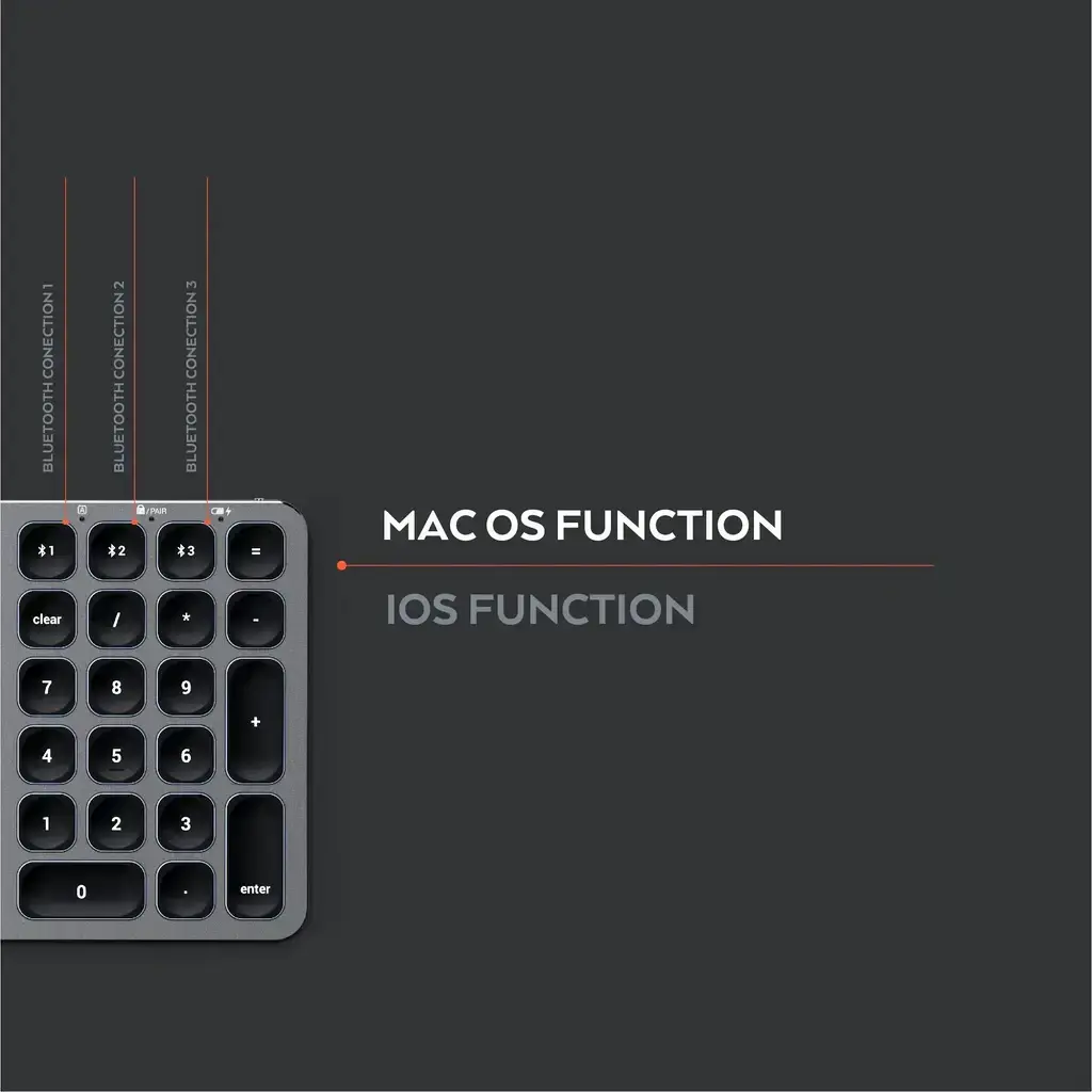 Клавіатура Satechi Compact Backlit Bluetooth Keyboard (ST-ACBKM)