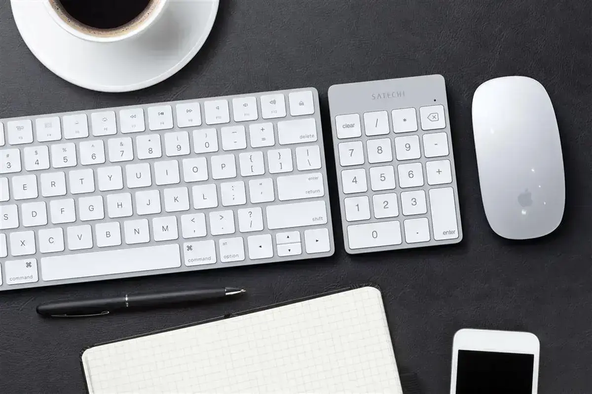 Клавиатура Satechi Aluminum Slim Rechargeable Bluetooth Keypad - Space Gray (ST-SALKPM)