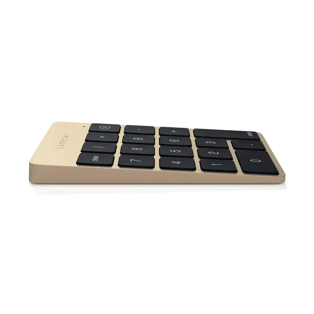 Клавиатура Satechi Aluminum Slim Rechargeable Bluetooth Keypad - Gold (ST-SALKPG)