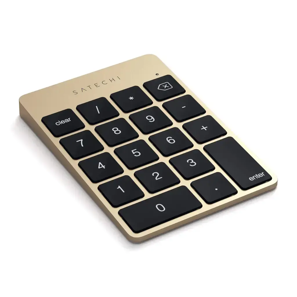 Клавиатура Satechi Aluminum Slim Rechargeable Bluetooth Keypad - Gold (ST-SALKPG)