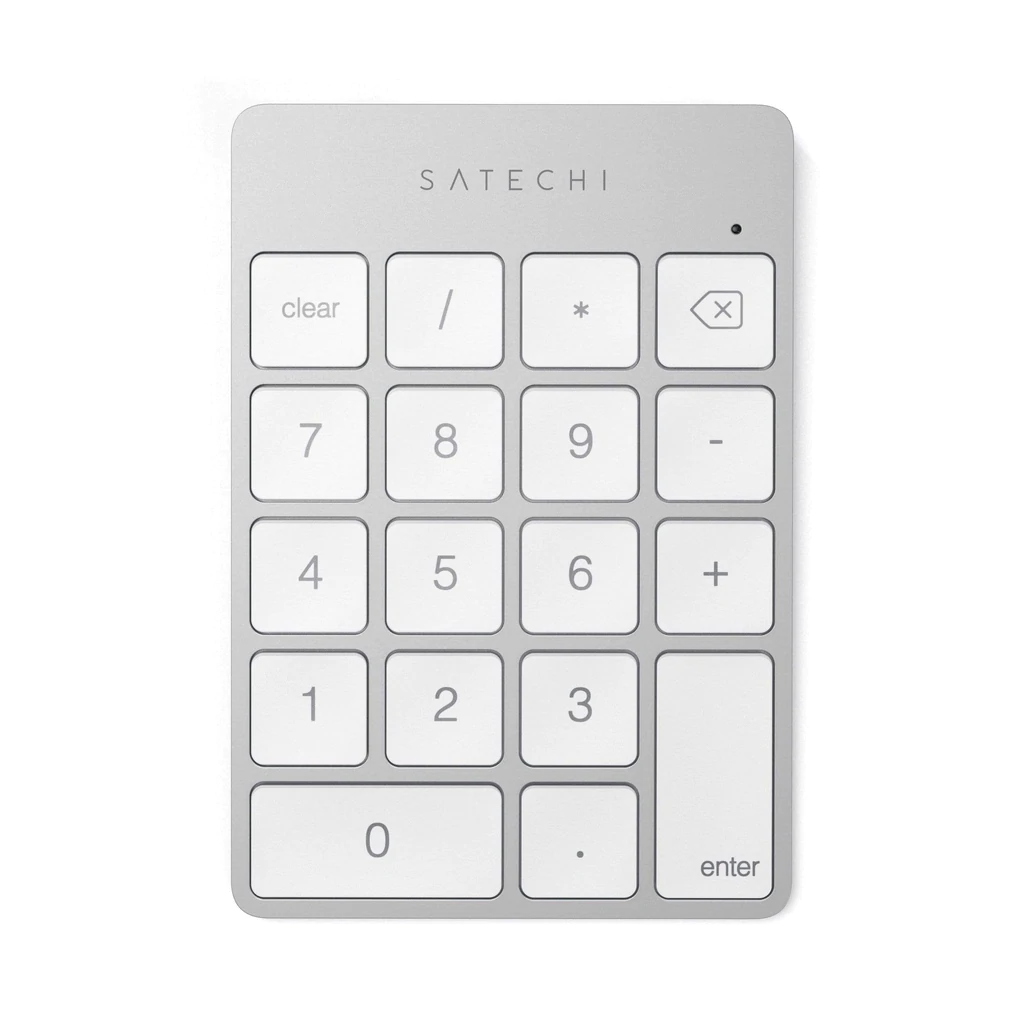 Клавіатура Satechi Aluminum Slim Rechargeable Bluetooth Keypad - Silver (ST-SALKPS)