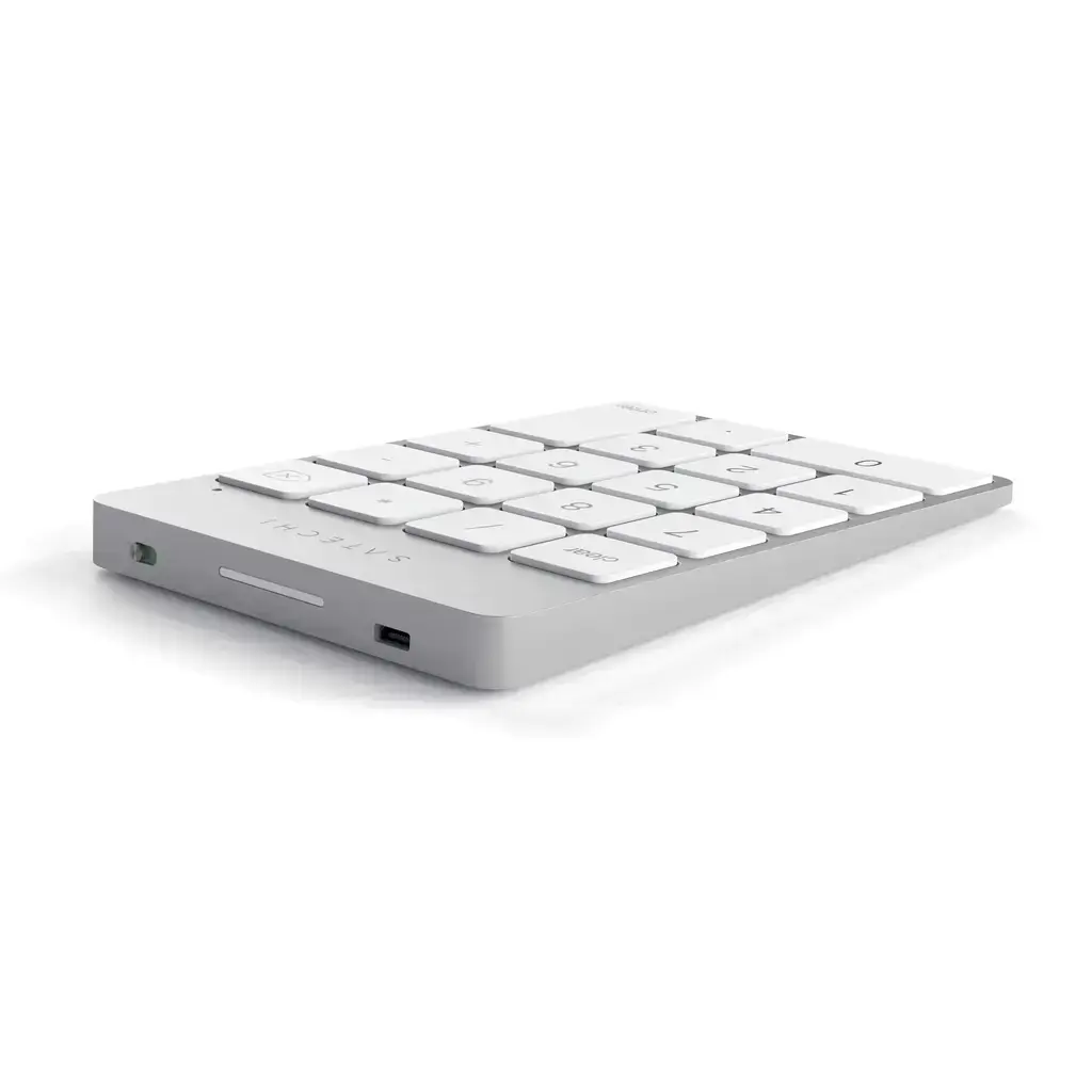 Клавиатура Satechi Aluminum Slim Rechargeable Bluetooth Keypad - Silver (ST-SALKPS)
