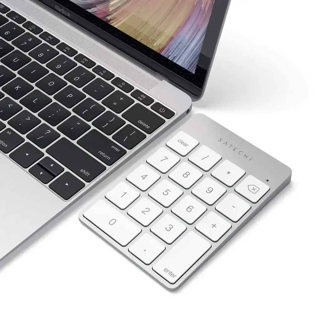 Клавиатура Satechi Aluminum Slim Rechargeable Bluetooth Keypad - Silver (ST-SALKPS)