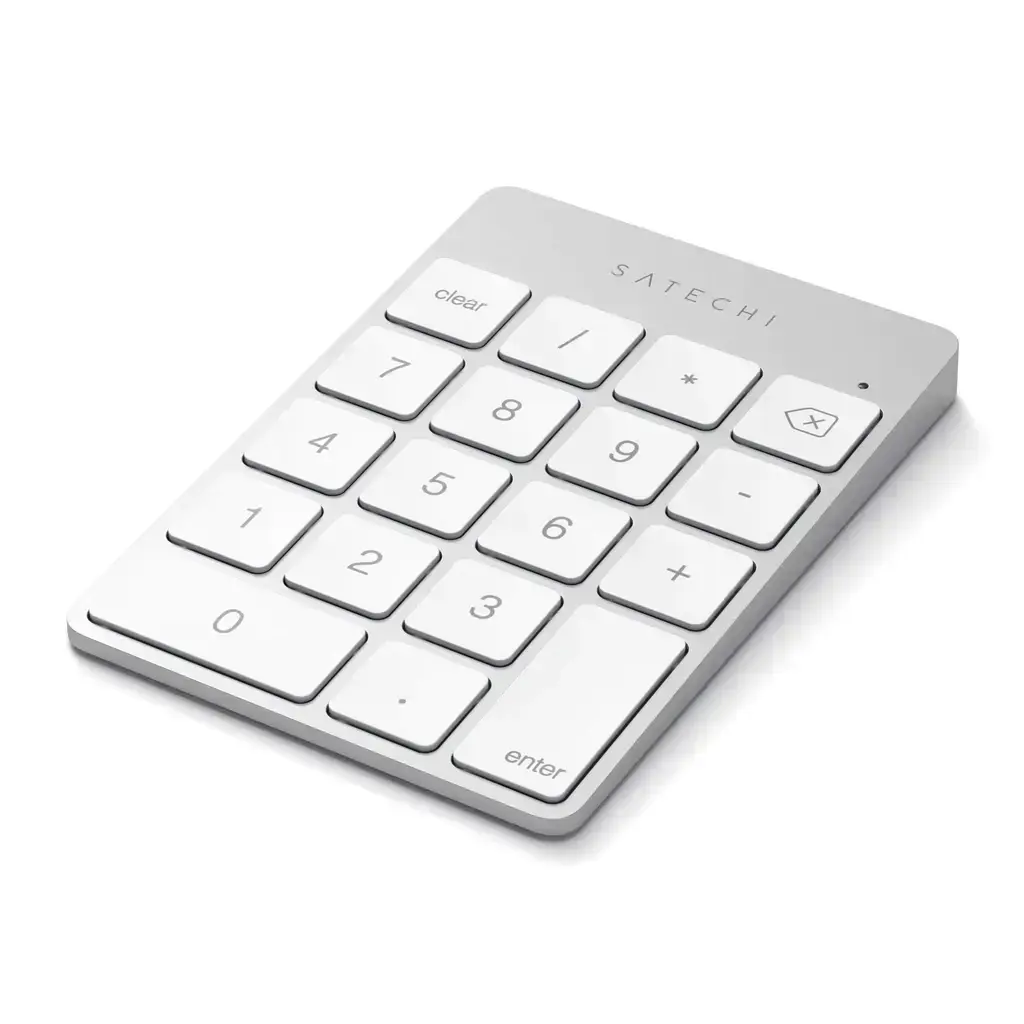 Клавиатура Satechi Aluminum Slim Rechargeable Bluetooth Keypad - Silver (ST-SALKPS)