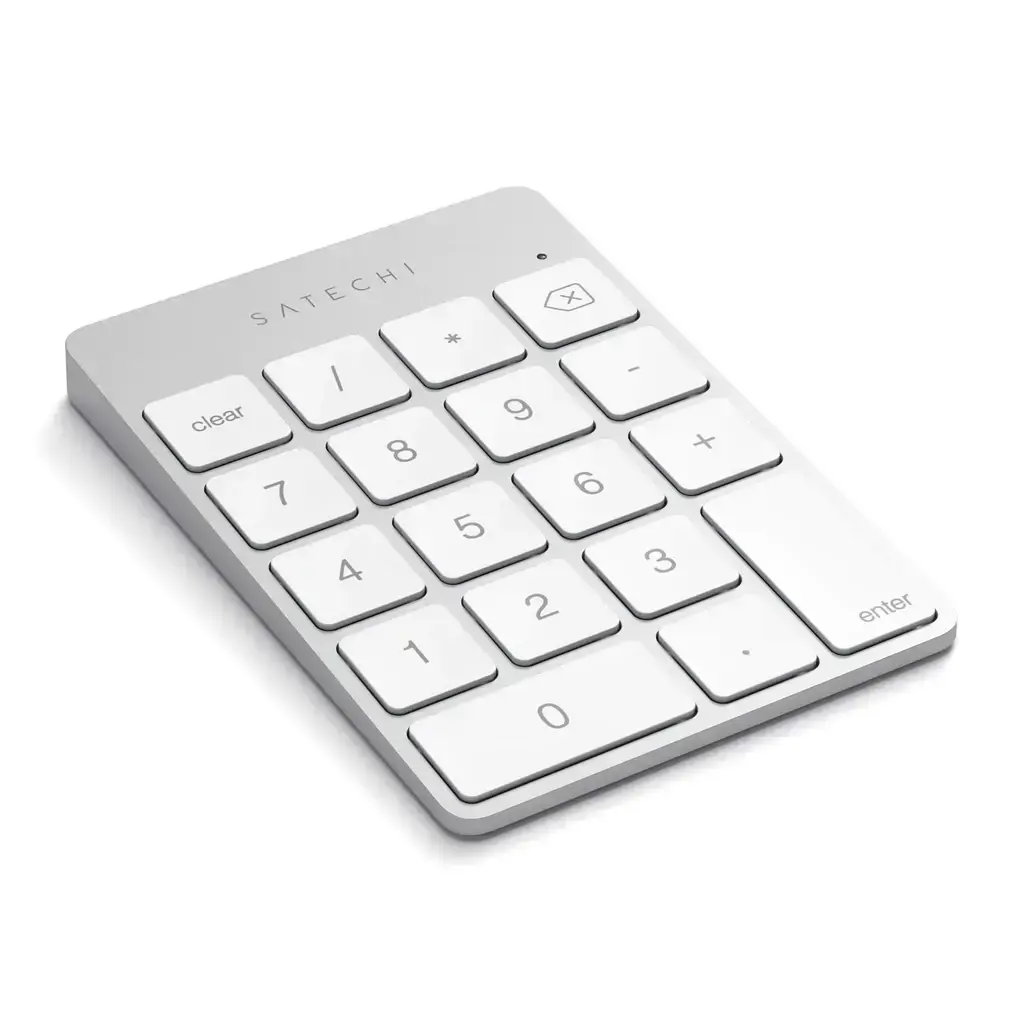 Клавиатура Satechi Aluminum Slim Rechargeable Bluetooth Keypad - Silver (ST-SALKPS)