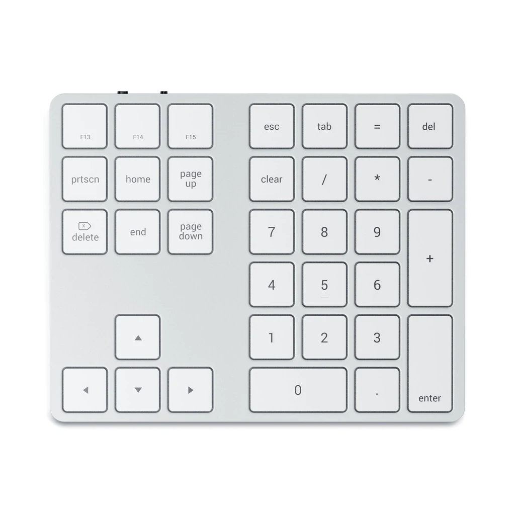 Клавиатура Satechi Bluetooth Extended Keypad - Silver (ST-XLABKS)