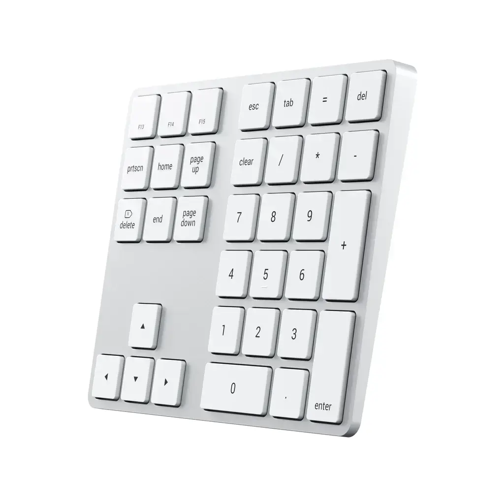 Клавиатура Satechi Bluetooth Extended Keypad - Silver (ST-XLABKS)