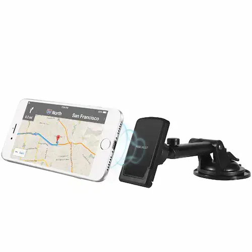 Автотримач для смартфона Macally TELEMAG Black (TELEMAG)