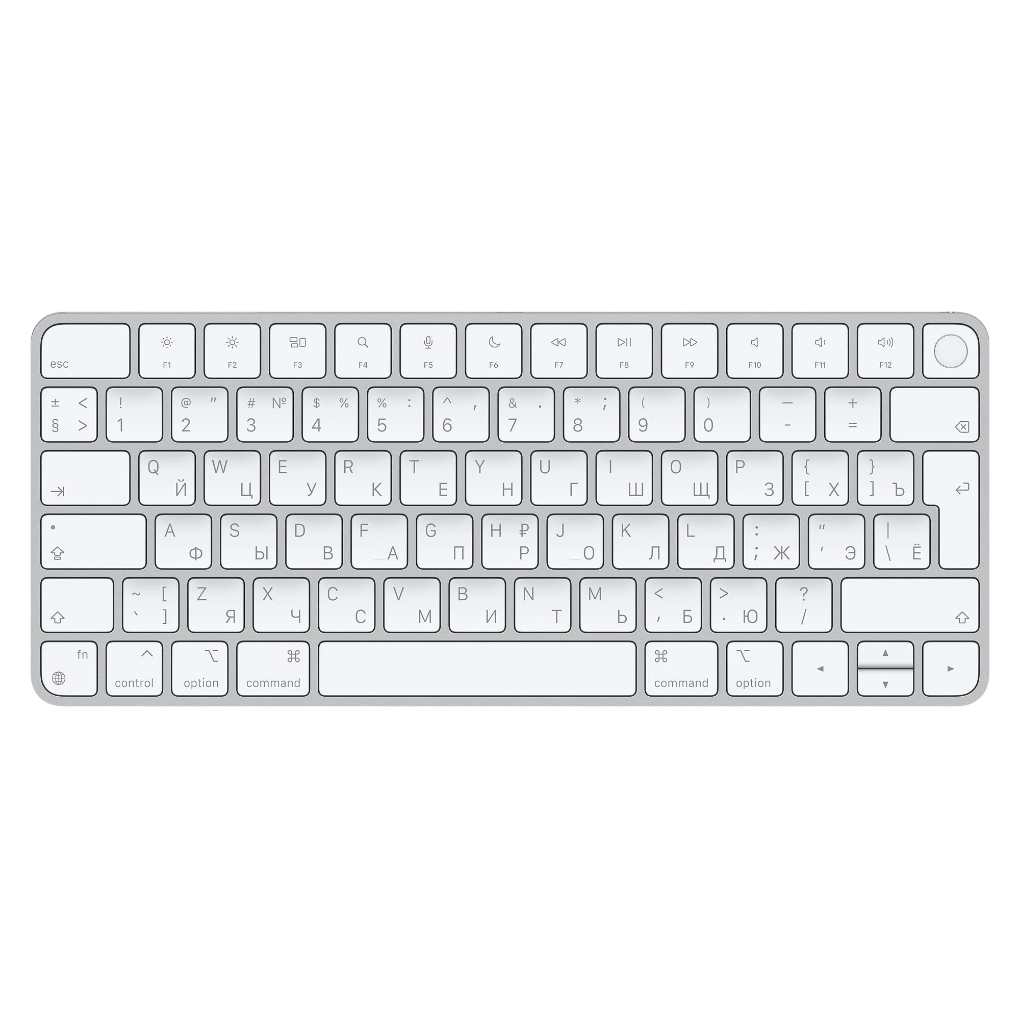 Apple Magic Keyboard з Touch ID for Mac models with Apple silicon (MK293RS/A) | російська розкладка