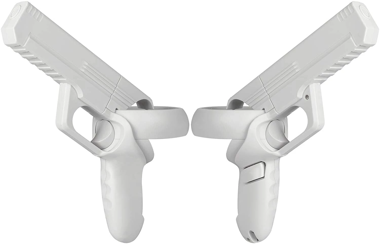 Игровой пистолет Eyglo VR для ручек сенсорного контроллера Oculus Quest 2 - White