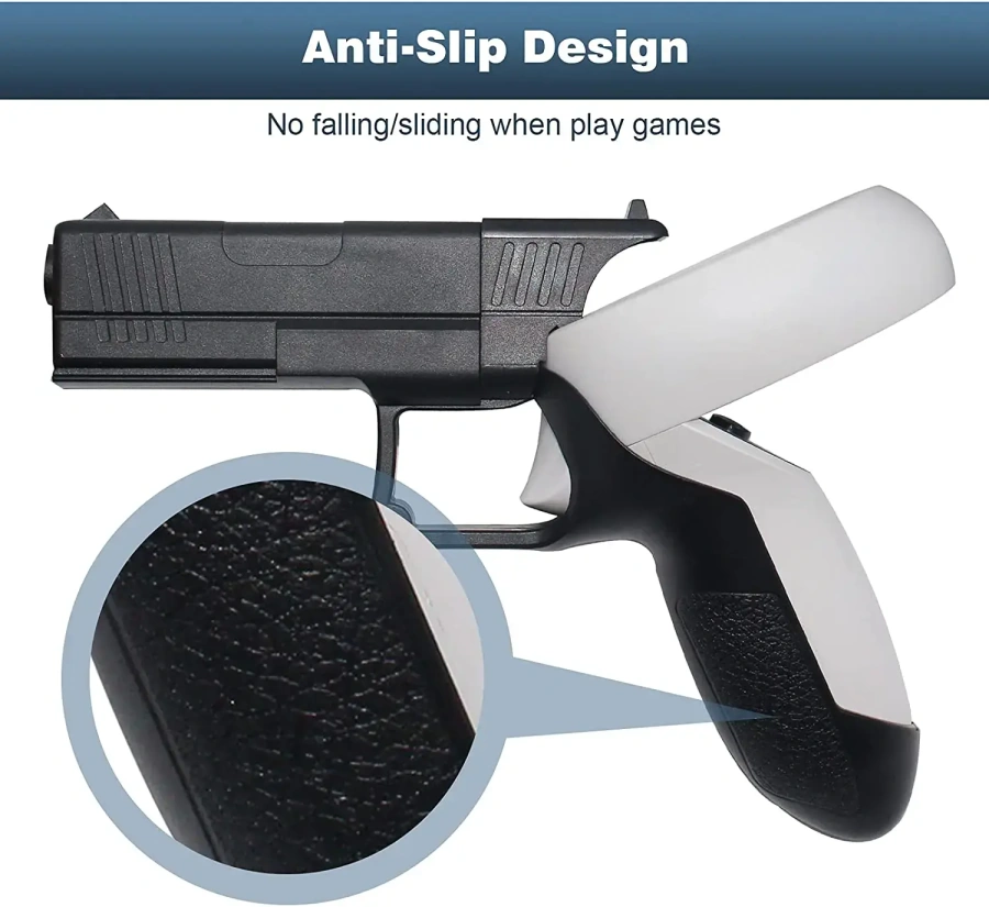 Игровой пистолет NexiGo VR для ручек сенсорного контроллера Oculus Quest 2 - Black