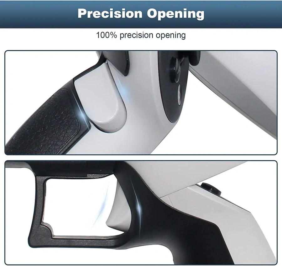 Игровой пистолет NexiGo VR для ручек сенсорного контроллера Oculus Quest 2 - Black