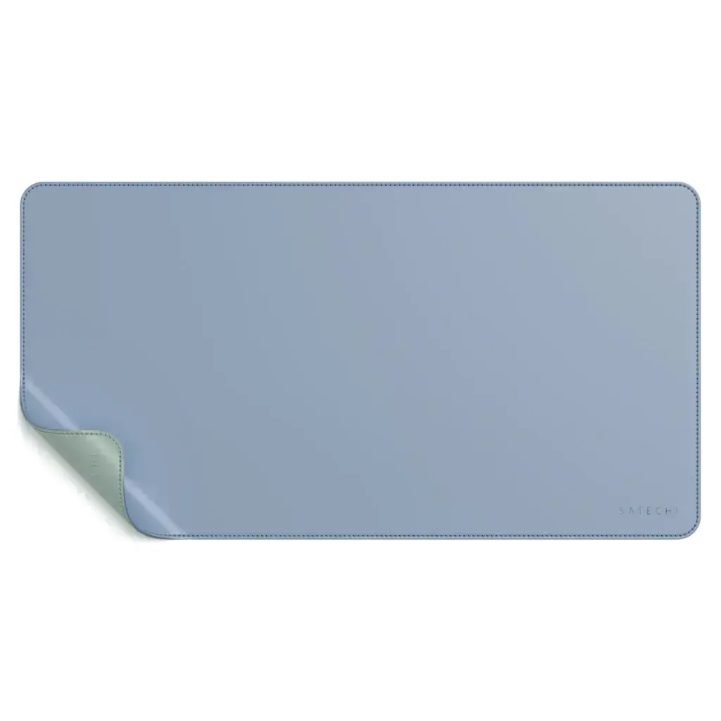 Двосторонній настільний килимок з Еко шкіри Satechi Dual Sided Eco Leather Deskmate Blue/Green (ST-LDMBL)