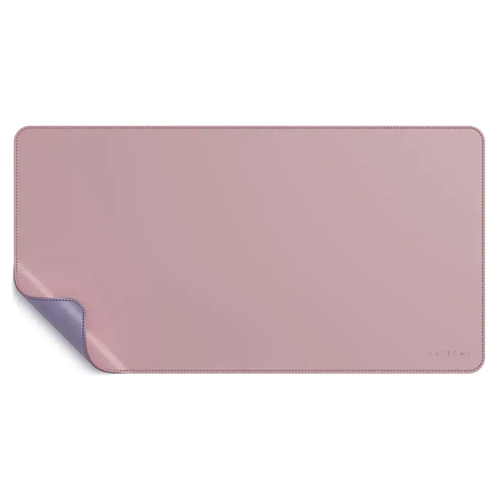 Двусторонний настольный коврик из Эко-кожи Satechi Dual Sided Eco Leather Deskmate Pink/Purple (ST-LDMPV)