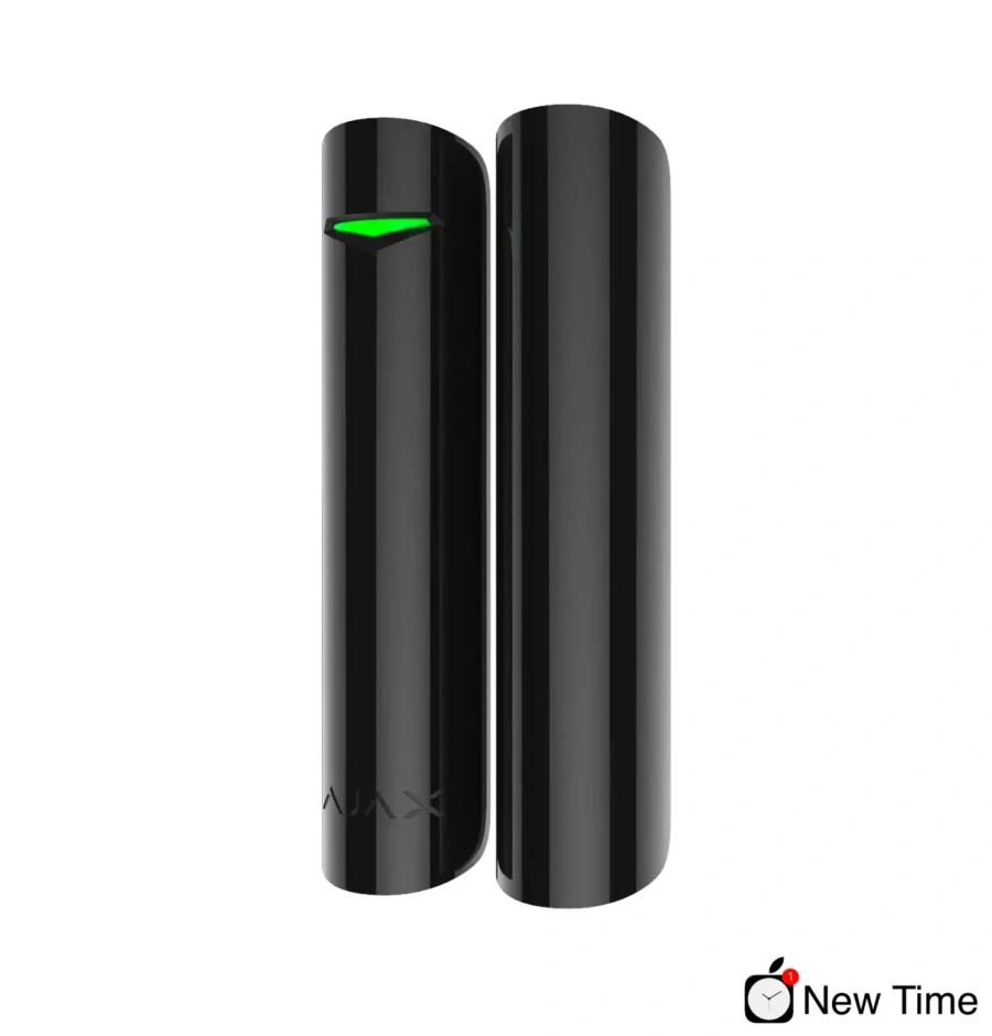 Ajax DoorProtect Plus Black - беспроводной датчик открытия с сенсором удара и наклона