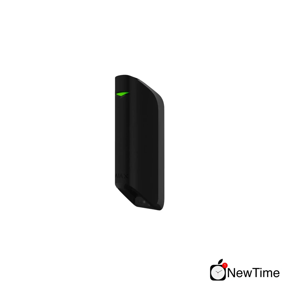 Ajax MotionProtect Curtain Black - беспроводной датчик движения с узким углом обзора для помещений