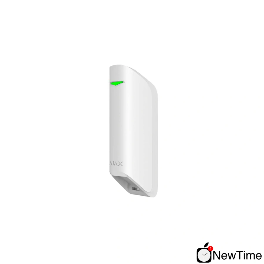 Ajax MotionProtect Curtain White - беспроводной датчик движения с узким углом обзора для помещений