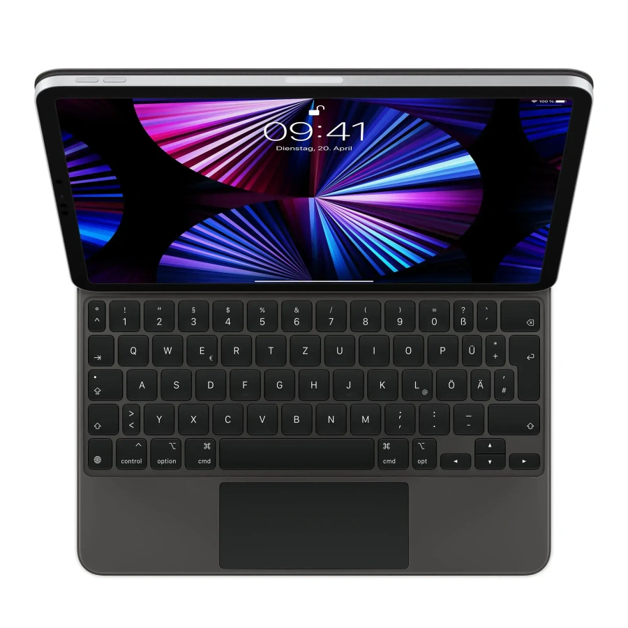 Чехол-клавиатура Apple Magic Keyboard for iPad Air 11" M3/M2 & iPad Air 10.9" & iPad Pro 11" - German - Black (MXQT2D/A)