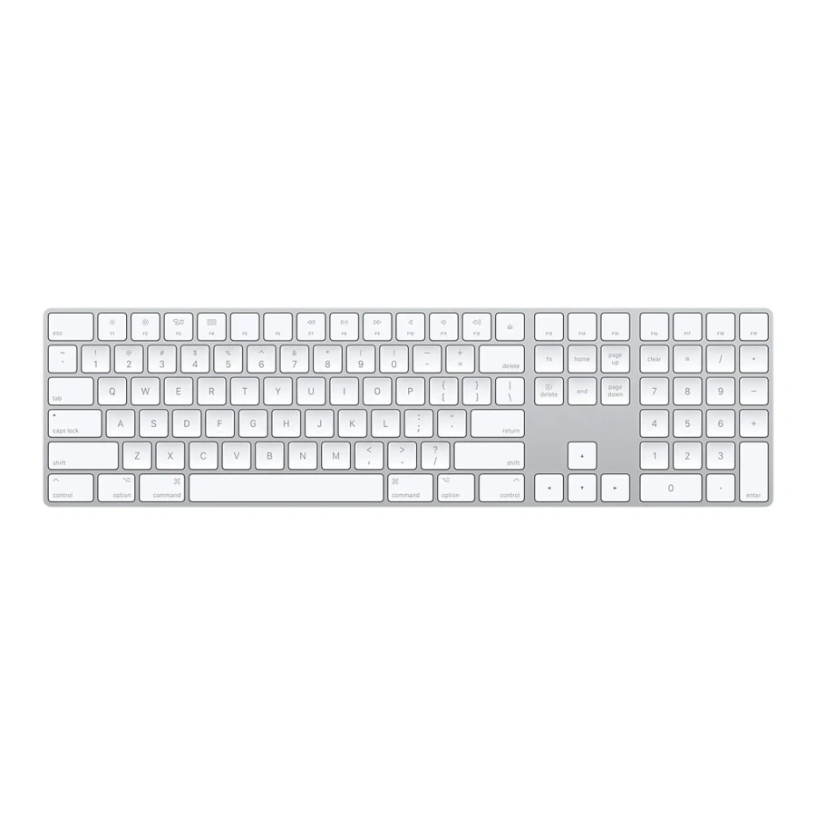 Клавіатура Apple Magic Keyboard with Numeric Keypad - US English (MXCJ3, MQ052LL/A)