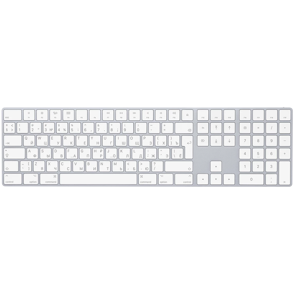 Apple Magic Keyboard with Numeric Keypad - Russian (MQ052RS/A) | російська розкладка