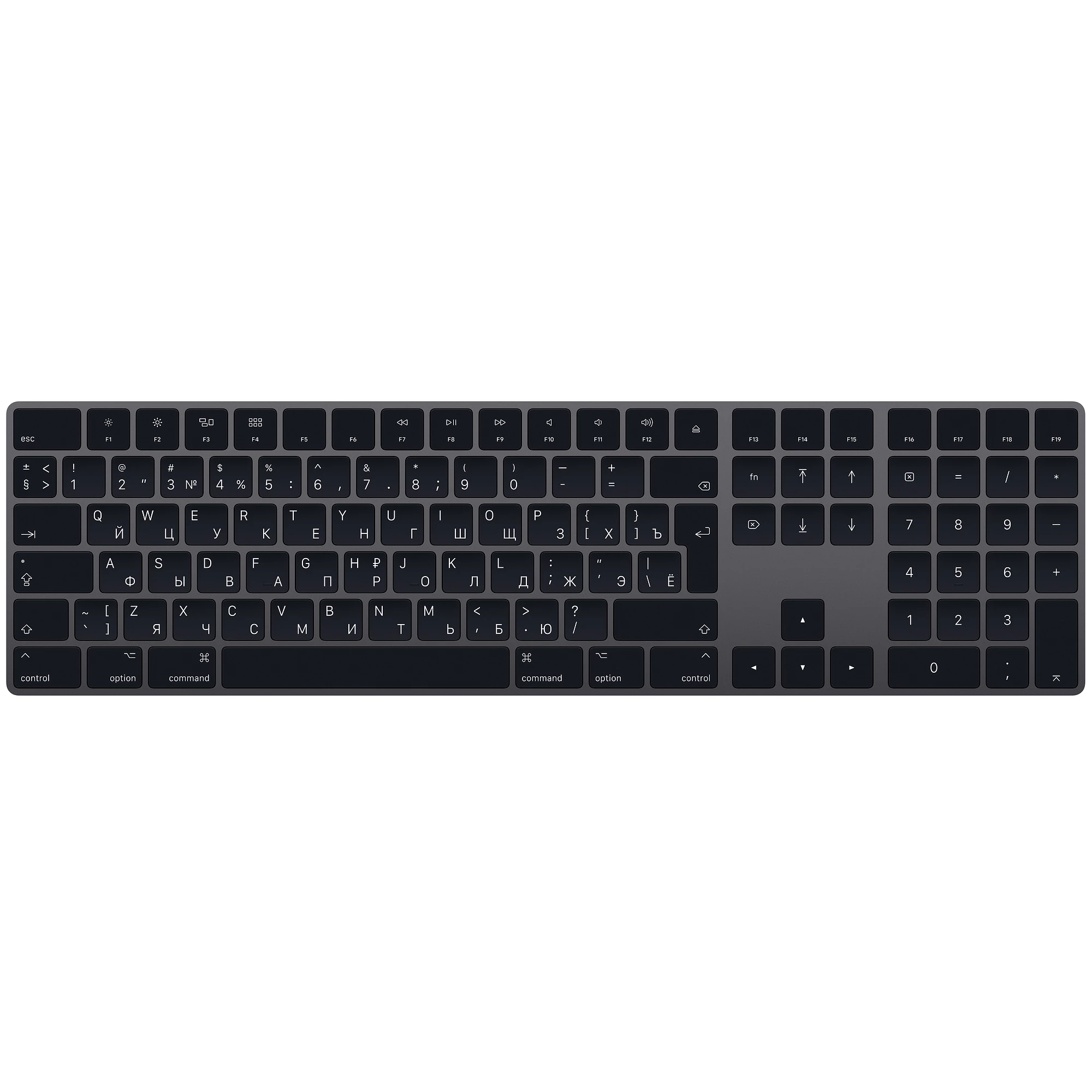 Apple Magic Keyboard with Numeric Keypad Space Gray (MRMH2RS/A)