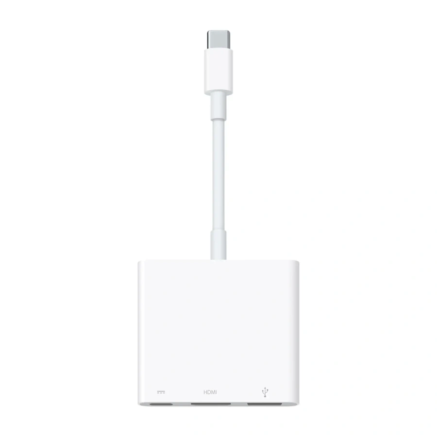 Перехідник Apple USB-C Digital AV Multiport Adapter з підтримкою 4K в 60 Гц (MW5M3, MUF82)