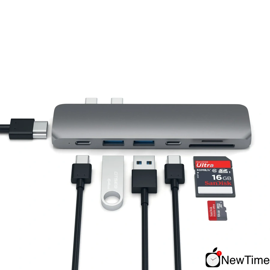 Satechi Aluminum Type-C Pro Hub Space Gray (ST-CMBPM)