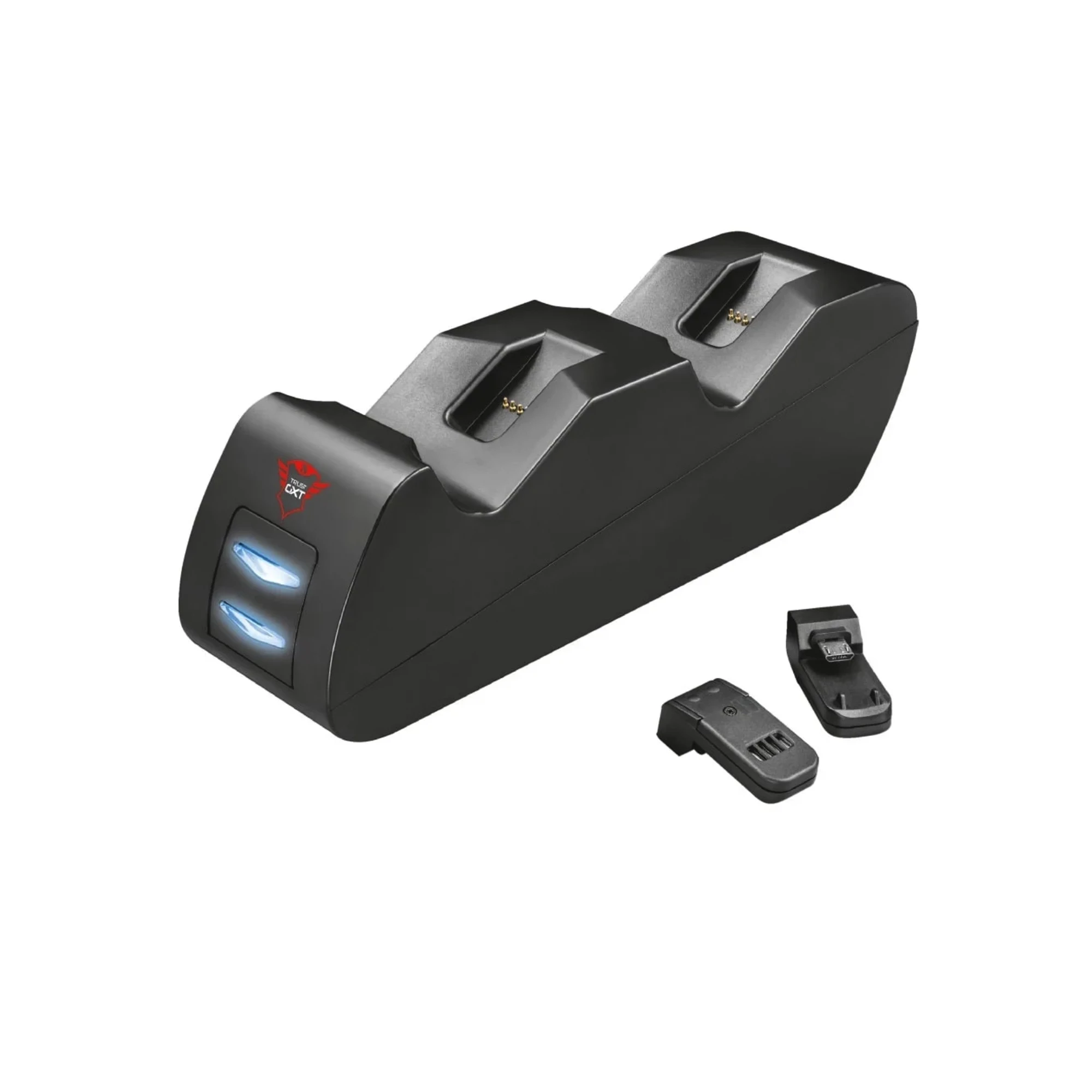 Зарядная станция Trust GXT 245 Duo Charging Dock для двух беспроводных геймпадов Sony DualShock 4