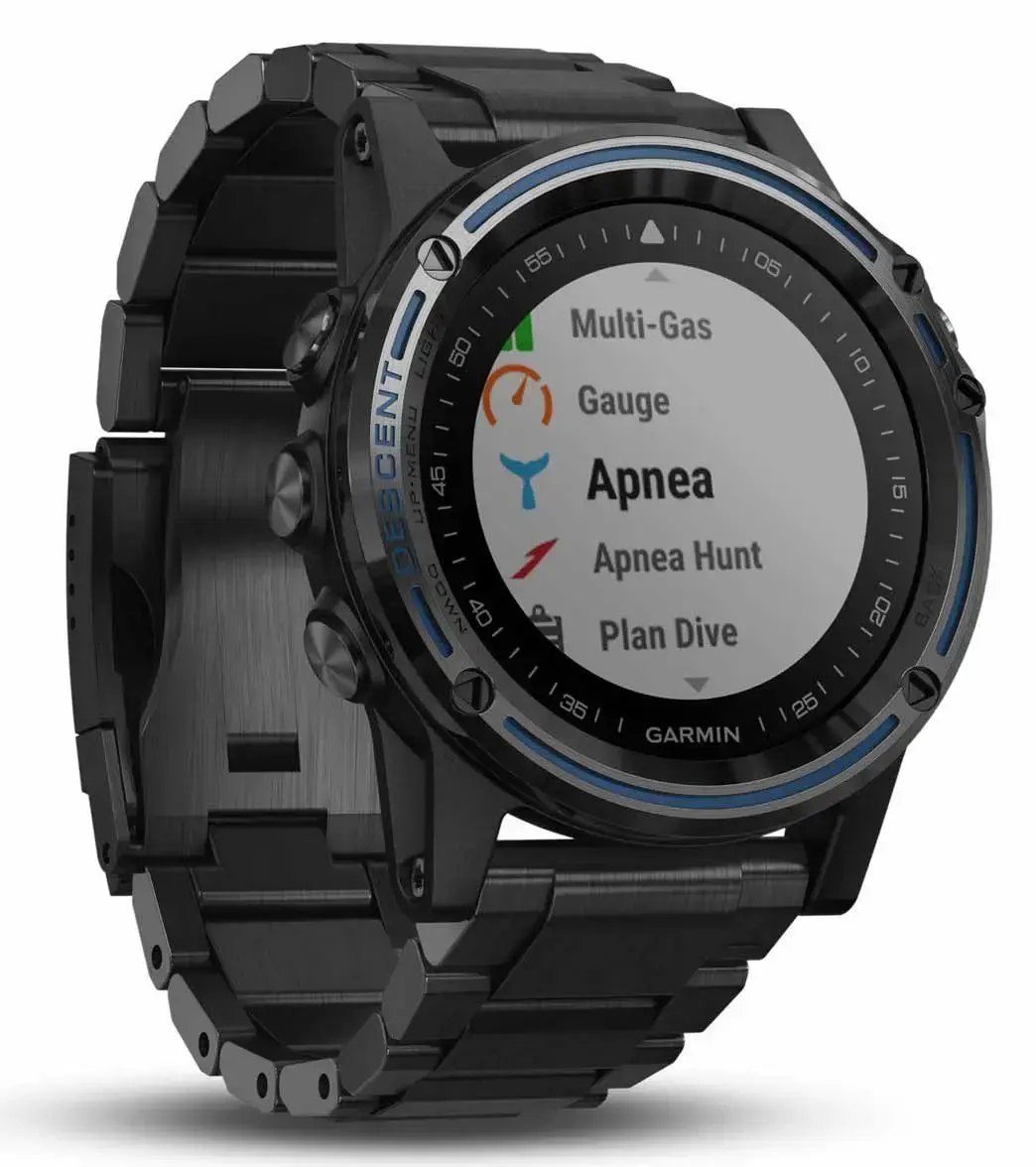 Смарт-часы Garmin Descent Mk1 Grey Sapphire with Titanium Band (010-01760-11)