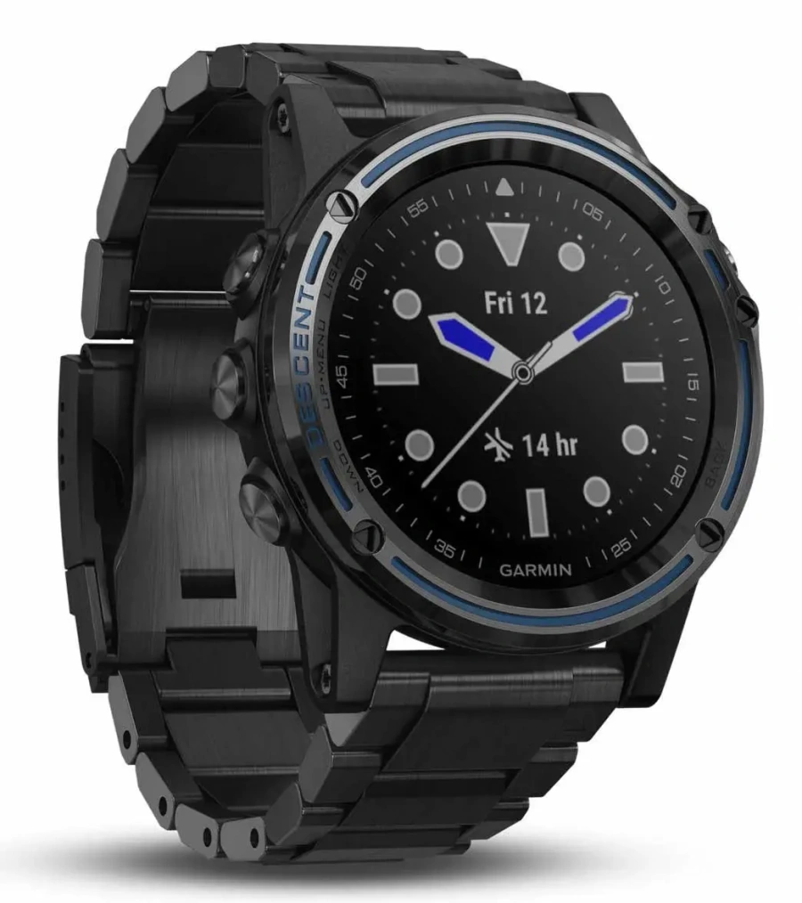 Смарт-годинник Garmin Descent Mk1 Grey Sapphire with Titanium Band (010-01760-11)