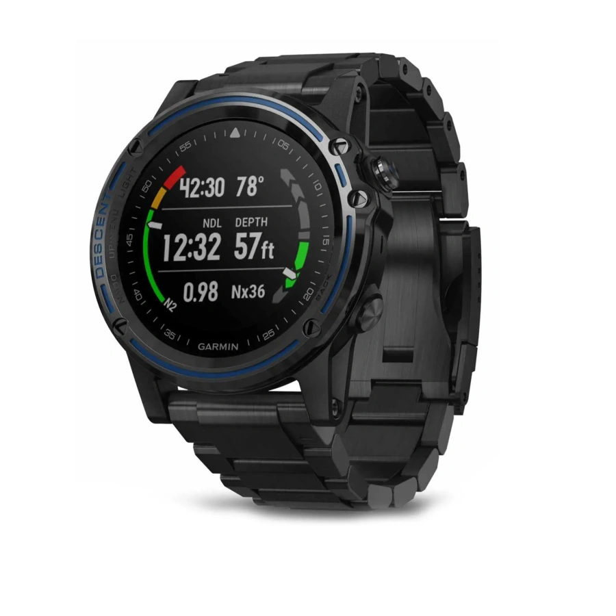 Смарт-годинник Garmin Descent Mk1 Grey Sapphire with Titanium Band (010-01760-11)