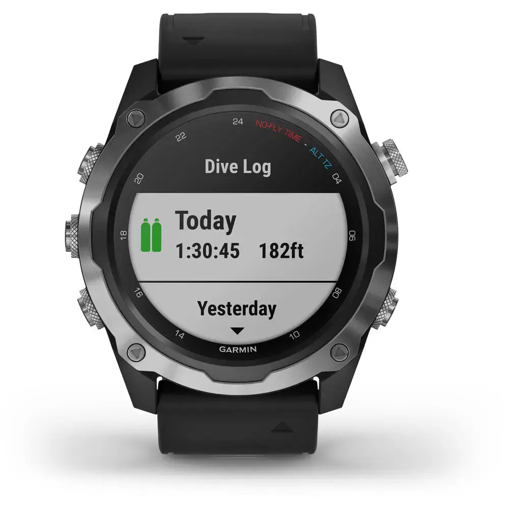 Смарт-часы Garmin Descent Mk2 Stainless Steel with Black Band (010-02132-00)