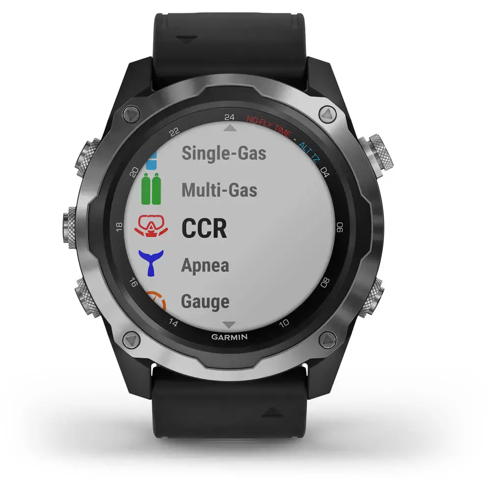Смарт-часы Garmin Descent Mk2 Stainless Steel with Black Band (010-02132-00)
